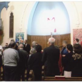 Induction Service for Rev J Daniel - The Congregation Stands