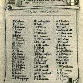 St Pauls Roll Of Honor, 1939