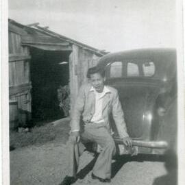 Ivan Ng outside King Brothers Ashburton