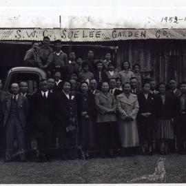 Group outside Sue Lee Garden Co