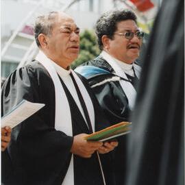 Rev Cuthers And Rev Tavelia At The PIC Inauguration