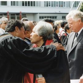 Greeting One Another During The PIC Inauguration