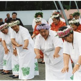 Cook Island Women Celebrating