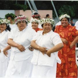Cook Island Women Celebrating