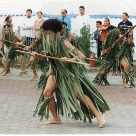 Niuean Takalo Welcoming Visitors to the PIC Inauguration