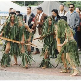 Niuean Takalo Welcoming Visitors to the PIC Inauguration