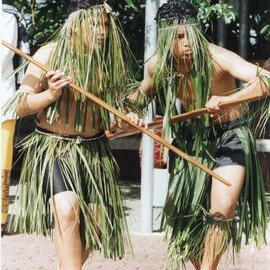 Niuean Takalo Welcoming Visitors to the PIC Inauguration