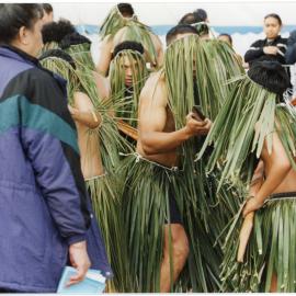 Niuean Performing a Takalo Welcoming Visitors to the PIC Inauguration
