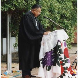 Minister At The PIC Inauguration Podium