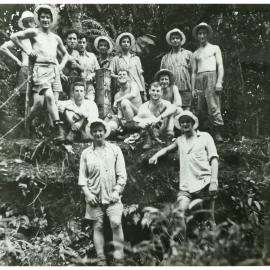 Volunteers Build Fence In New Hebrides Jungle