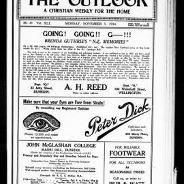 The Outlook: 1934 Vol. 41 No. 45