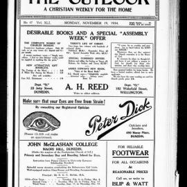 The Outlook: 1934 Vol. 41 No. 47