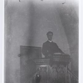 Rev. McCosh in East Taieri pulpit
