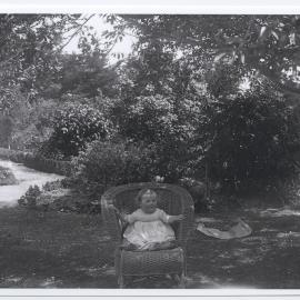 McCosh child in manse garden(?)