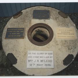 Old millstone at Mandeville