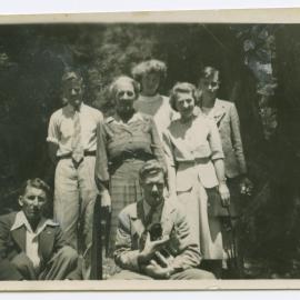 Bible Class group at Lewis Pass