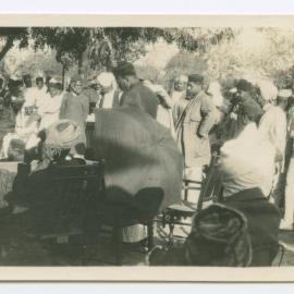 Addressing Hindus and Mohammedans, Saharanpur