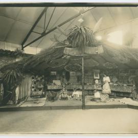 'Islands of the South Seas' display at the Children's Missionary Exhibition