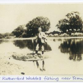 Rev. Dr. Rutherford Waddell, fishing