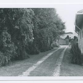 Driveway at Owaka manse