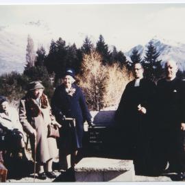 Laying the foundation stone of St. Andrew's Church