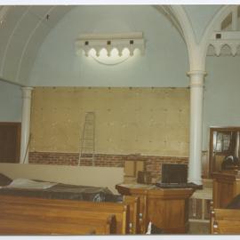 Sanctuary alterations in progress