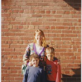 Mrs Janette Begg with David and Kieran Harper