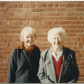 Mrs Isa Thomson and Mrs Jean Collie