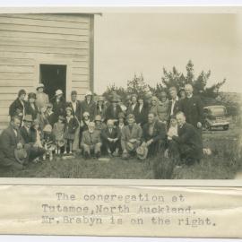 After the service at Tutamoe, North Auckland