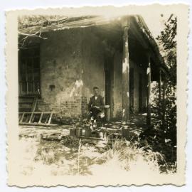 The old brick house at the back of the Kaitaia Manse