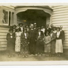 Rev. H. H.  Barton and Bulls P.W.M.U. members