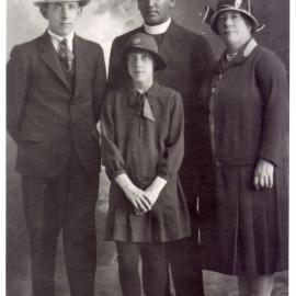 Rev. J. A. E. and Mrs A. Preston and family