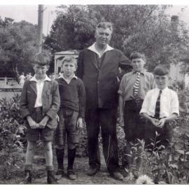 Rev. J. A. E. Preston and Bible Class boys