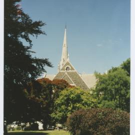 A view of Knox Church and grounds
