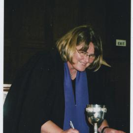 Rev. Susan Jones at closing of Warrington Church