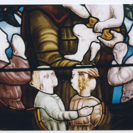 Children from Stuart window