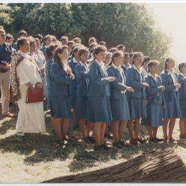 Service at site of Turakina Māori Girls' School