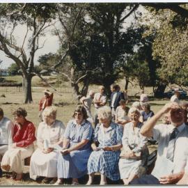 Service at site of Turakina Maori Girls' School