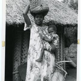 Mother and child on Tongoa