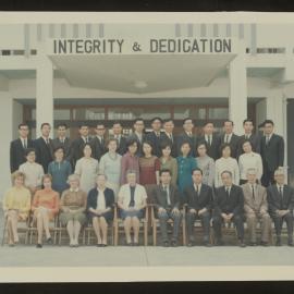 Staff and senior students of Hoh Fuk Tong College