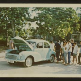 Miss Cook's Morris Minor car.