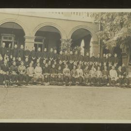 Girls School Staff & Pupils, Canton