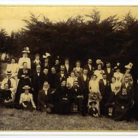Wedding group, Palmerston, Otago