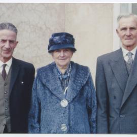 Stan Prosser and two St. Andrew's Church members