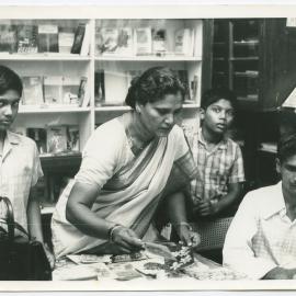 Customers in the Fellowship Book Room