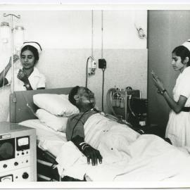 A patient in the Intensive Care Unit