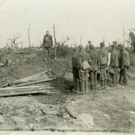 Funeral at Gommecourt, France.