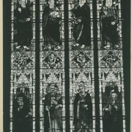 Stained glass window in Knox Church, Dunedin