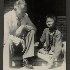 Rev. Jansen With Unknown Boy