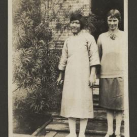 Miss Reid And One Of Her Nurses